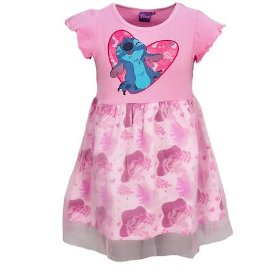 Disney Lilo und Stitch Kinder Mädchen Sommerkleid Kleid Gr 92 116 Baumwolle WS Trend.de