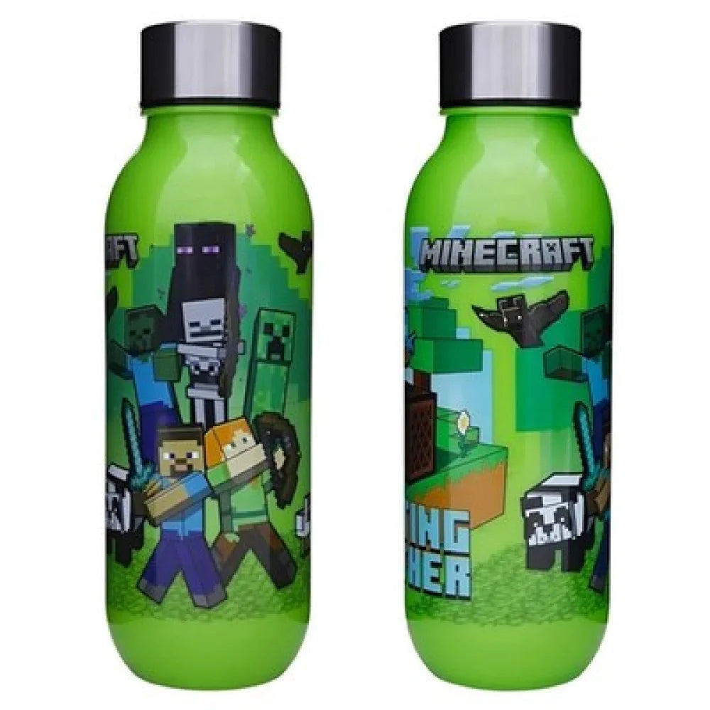 Minecraft Gamer 2 tlg Set Brotdose Trinkflasche 640 ml - WS-Trend.de