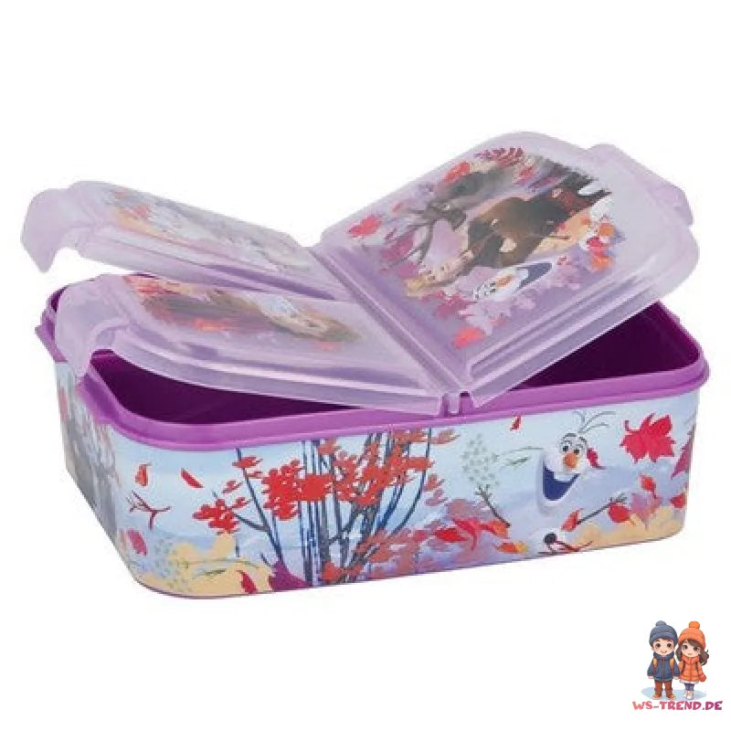 Disney Die Eiskönigin Elsa 4 tlg Kinder Set Brotdose Alu-Trinkflasche Besteck - WS-Trend.de