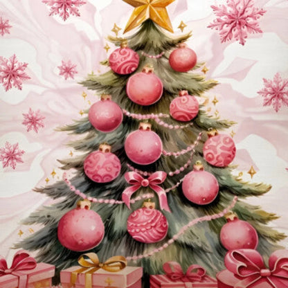Weihnachten Merry Christmas Tannenbaum Kissenbezug 45x45 cm - WS-Trend.de