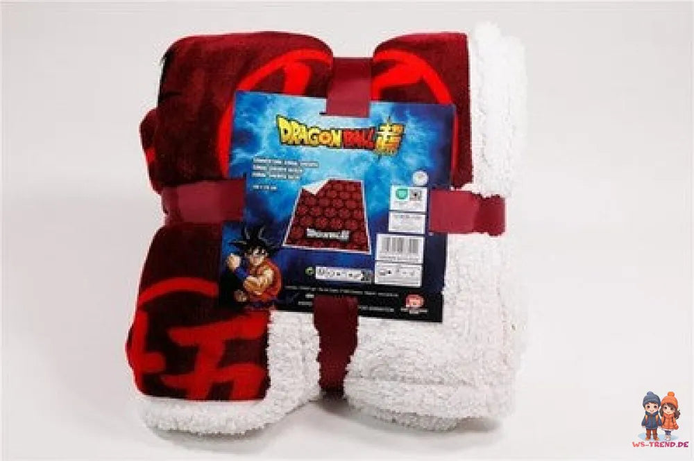 Anime DragonBall Coral Decke warme Kuscheldecke Wohndecke 130x170 cm - WS-Trend.de