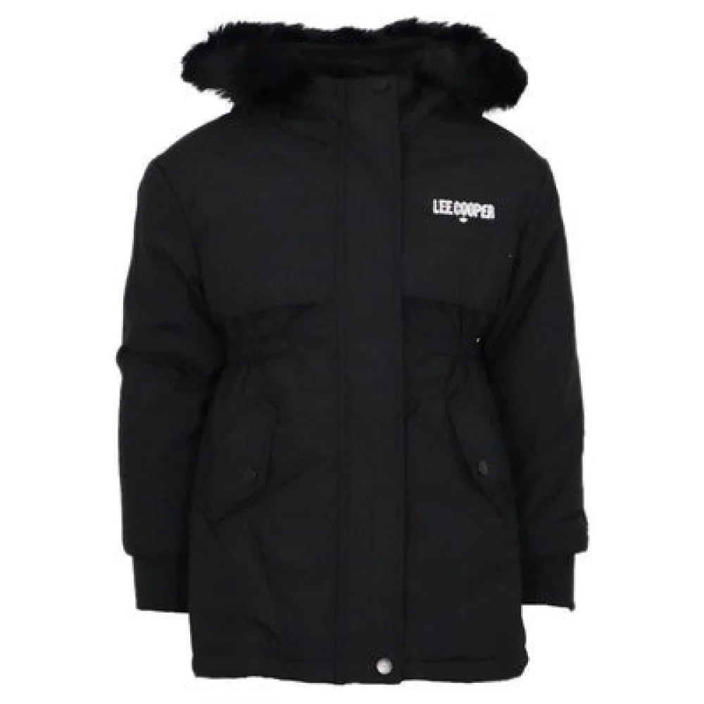 Lee Cooper Kinder Mädchen Winterjacke Jacke mit Kapuze - WS-Trend.de