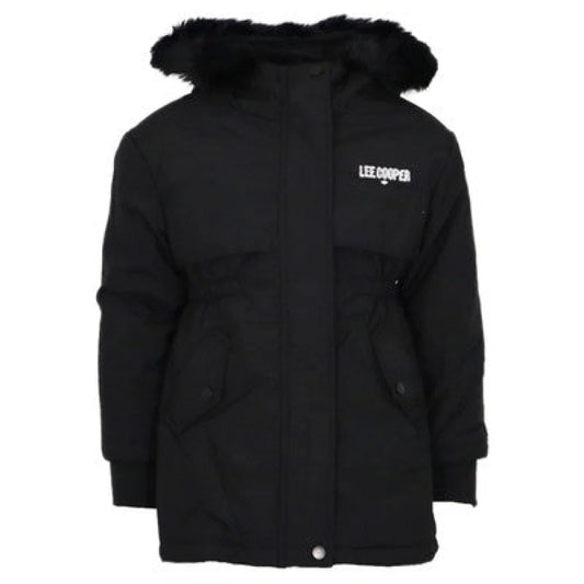 Lee Cooper Kinder Mädchen Winterjacke Jacke mit Kapuze - WS-Trend.de