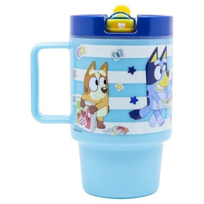 Bluey und Bingo Kinder Trinkbecher Becher mit Halm 530 ml - WS-Trend.de