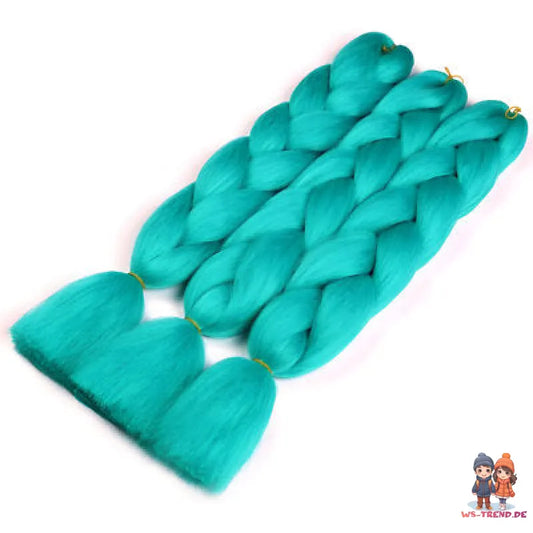 3er-Set Jumbo Kunsthaar (50 cm 100 g) – Kanekalon Extensions für Crochet - WS-Trend.de