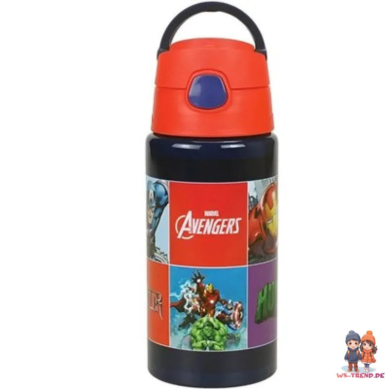 Marvel Avengers Kinder Alu Wasserflasche Trinkflasche Flasche 500 ml - WS-Trend.de