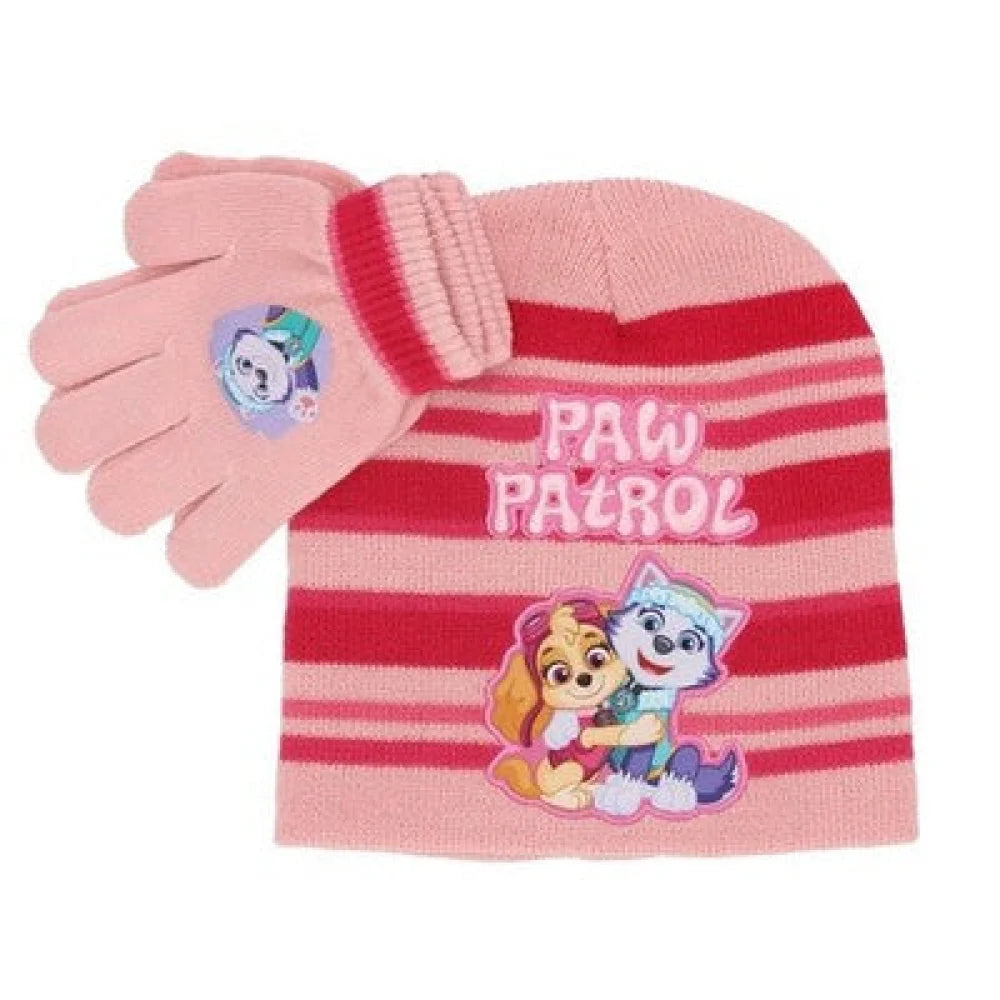 Paw Patrol Skye Everest Kinder 2tlg Set Winter Mütze plus Handschuhe - WS-Trend.de