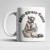 Anti Stress Lemur Kaffeetasse Teetasse Geschenkidee 330 ml