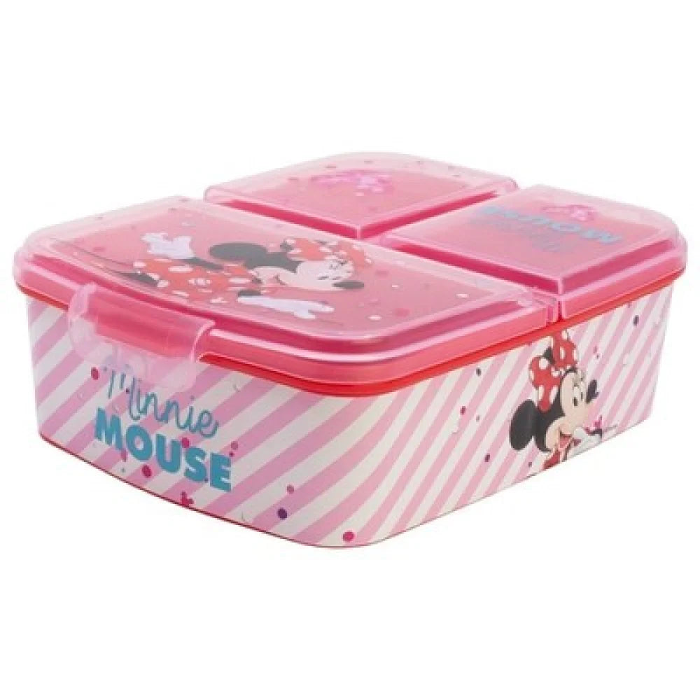 Disney Minnie Maus 4 tlg Lunch Set Brotdose Alu-Trinkflasche Besteck - WS-Trend.de