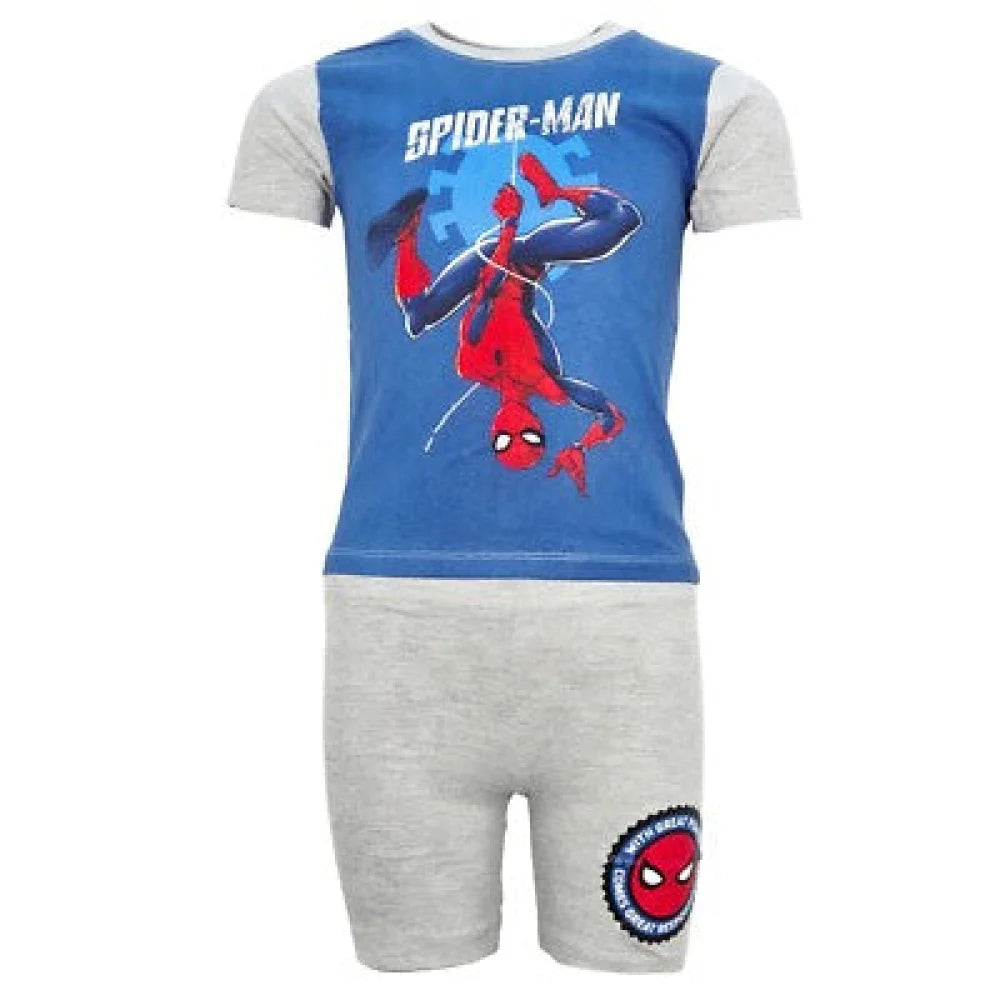 Marvel Spiderman Kinder Jungen Sommerset Shirt Shorts - WS-Trend.de