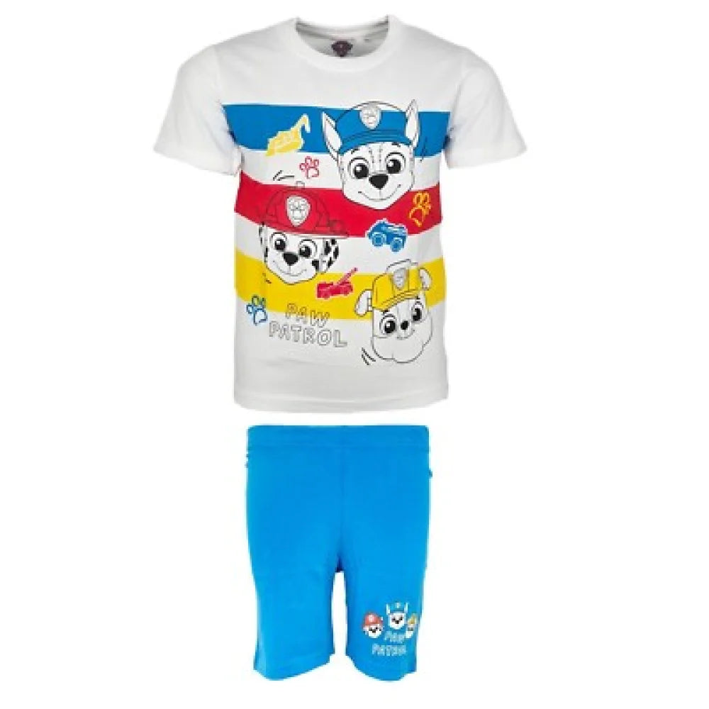 Paw Patrol Kinder Jungen kurzarm Pyjama Shirt Shorts - WS-Trend.de