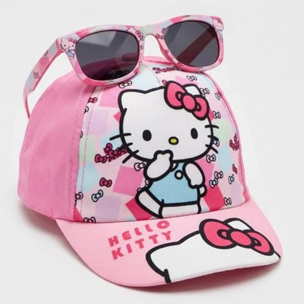 Hello Kitty Kinder Basecap Baseball Kappe Mütze plus Sonnenbrille Gr. 52 - WS-Trend.de