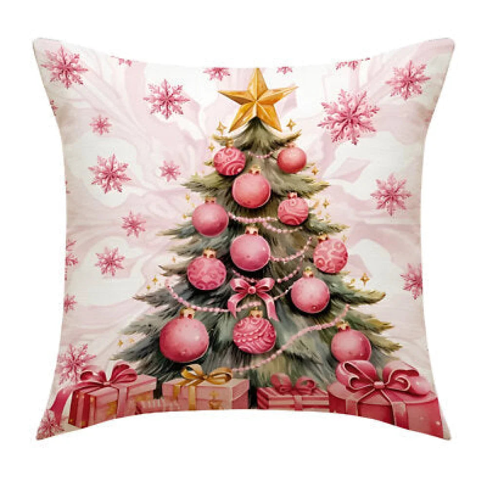 Weihnachten Merry Christmas Tannenbaum Kissenbezug 45x45 cm - WS-Trend.de