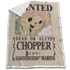 Anime One Piece Chopper Coral Decke warme Kuscheldecke Wohndecke 130x170 cm