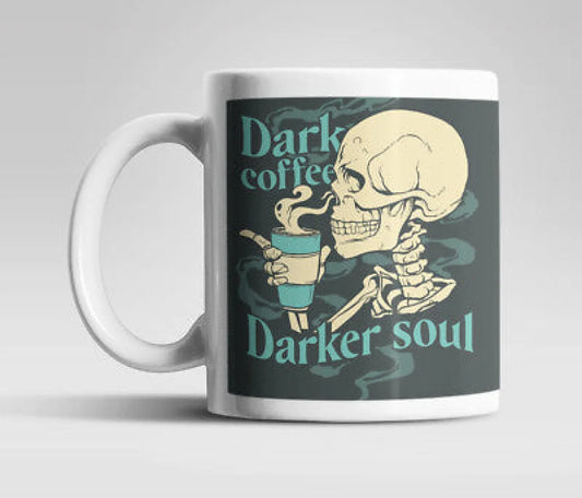 Kaffee Skelett Kaffeetasse Teetasse Geschenkidee - WS-Trend.de