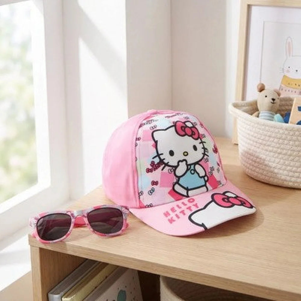 Hello Kitty Kinder Basecap Baseball Kappe Mütze plus Sonnenbrille Gr. 52 - WS-Trend.de