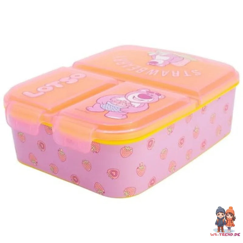 Disney Toy Story Lotso 2 tlg. Lunch Set 3 Kammer Brotdose Trinkflasche 430 ml - WS-Trend.de