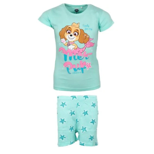 Paw Patrol Skye Kinder Mädchen Pyjama Shirt Shorts Gr. 92-128 - WS-Trend.de