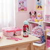 Disney Minnie Maus 4 teiliges Lunch Set Brotdose Alu-Trinkflasche - Löffel Gabel