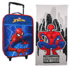 Marvel Spiderman Kinder 2tlg Set Trolley Kinderkoffer Koffer Strandtuch 70x140 cm