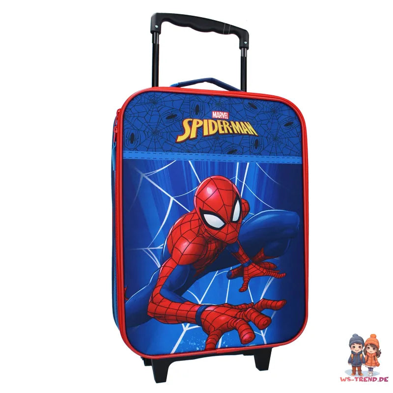Marvel Spiderman Kinder 2tlg Set Trolley Kinderkoffer Koffer Strandtuch 70x140 cm - WS-Trend.de