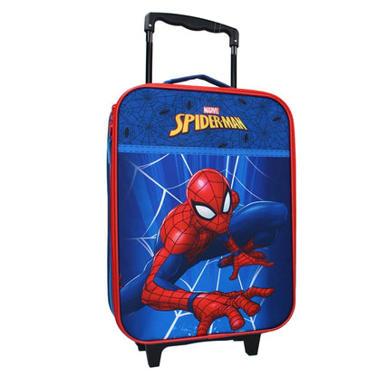 Marvel Spiderman Kinder 2tlg Set Trolley Kinderkoffer Koffer Strandtuch 70x140 cm - WS-Trend.de