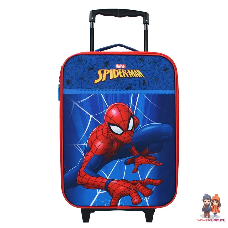 Marvel Spiderman Kinder 2tlg Set Trolley Kinderkoffer Koffer Strandtuch 70x140 cm - WS-Trend.de