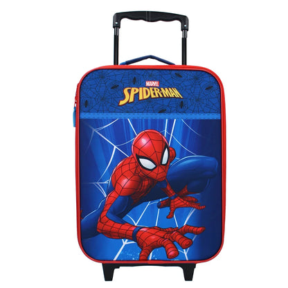 Marvel Spiderman Kinder 2tlg Set Trolley Kinderkoffer Koffer Strandtuch 70x140 cm - WS-Trend.de