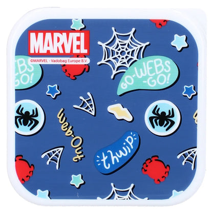 Marvel Spiderman Spidey 4 tlg Kinder Set 3x Snackbox XL Alu Trinkflasche 500 ml - WS-Trend.de