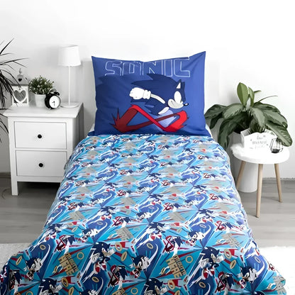 Sonic The Hedgehog Kinder Bettwäsche 2tlg. Set 135-140x200 65x65 cm - WS-Trend.de