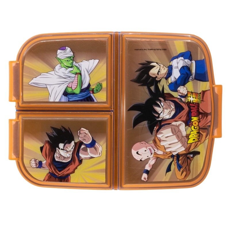 Anime Dragon Ball Kinder 2 tlg Lunch Set - 3 Kammer Brotdose Alu-Trinkflasche - WS-Trend.de