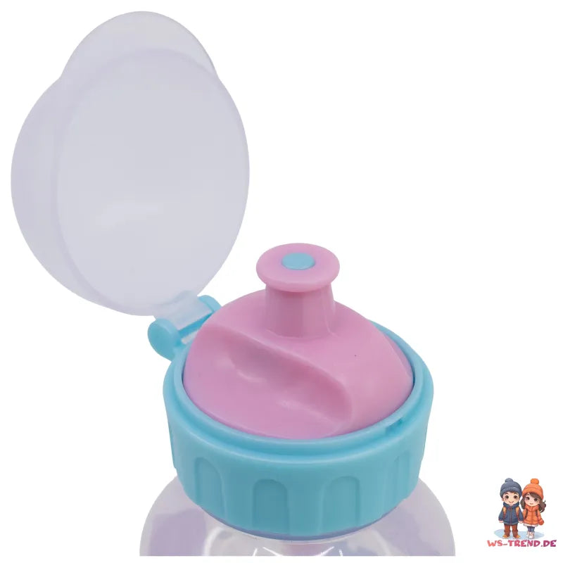 Gabbys Dollhouse Kinder 4 tlg Set Brotdose 3 Kammern Trinkflasche Besteck - WS-Trend.de