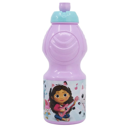 Gabbys Dollhouse Kinder Mädchen 2 tlg Set Brotdose 3 Kammern Trinkflasche - WS-Trend.de