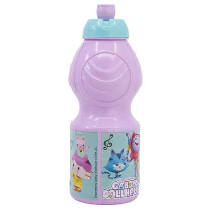 Gabbys Dollhouse Kinder Mädchen 2 tlg Set Brotdose 3 Kammern Trinkflasche - WS-Trend.de