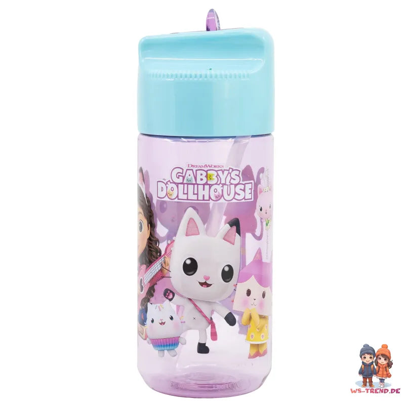 Gabbys Dollhouse Kinder Trinkflasche Flasche 410 ml - WS-Trend.de Mädchen Wasserflasche