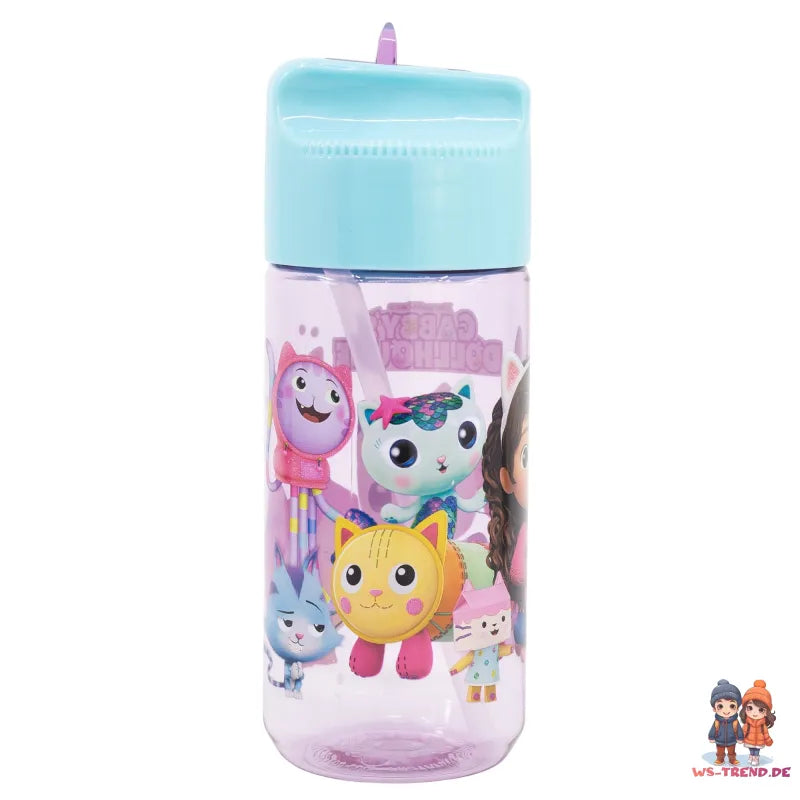 Gabbys Dollhouse Kinder Trinkflasche Flasche 410 ml - WS-Trend.de Mädchen Wasserflasche