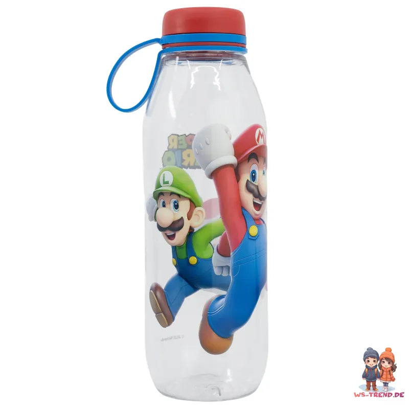 Super Mario Luigi Peach Toady Trinkflasche Wasserflasche Flasche 650 ml - WS-Trend.de