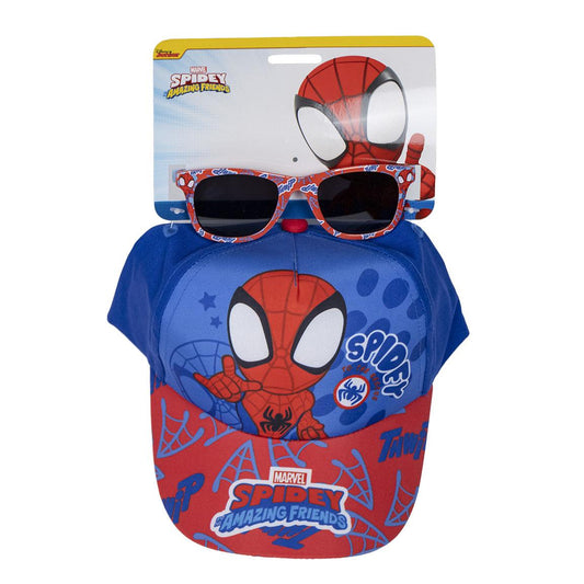 Marvel Spidey Kinder Basecap Baseball Kappe Mütze plus Sonnenbrille Gr. 51