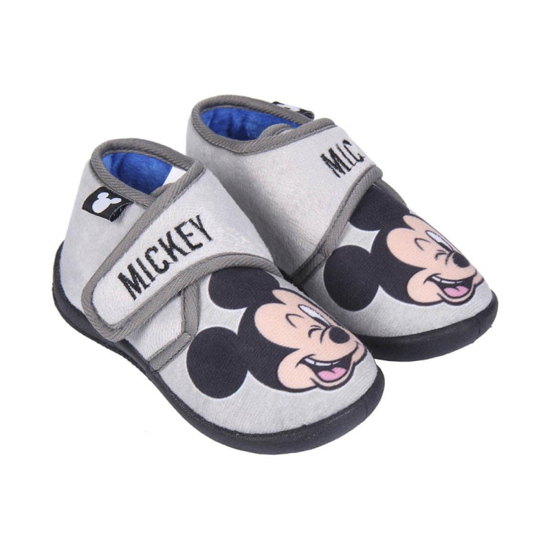Disney Mickey Maus Kinder Baby Hausschuhe Kitaschuhe - WS-Trend.de Schlüpfschuhe Klett 21-26