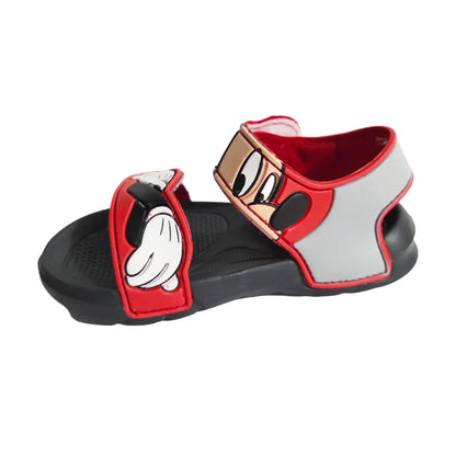 Disney Mickey Maus Kinder Sandalen Latschen Hausschuhe Klett - WS-Trend.de Gr. 22 bis 29