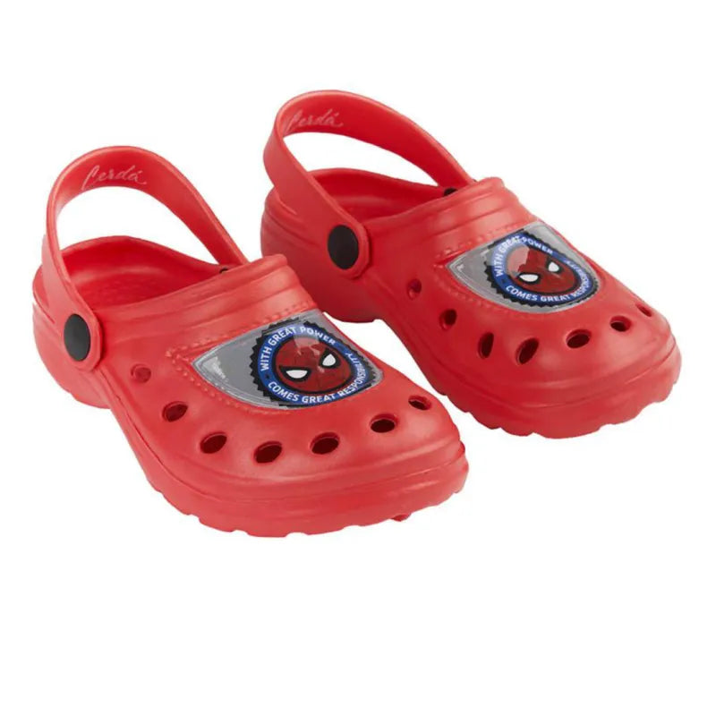 Marvel Spiderman - Kinder Sandalen Clogs Badeschuhe - WS-Trend.de Avengers Latschen Jungen