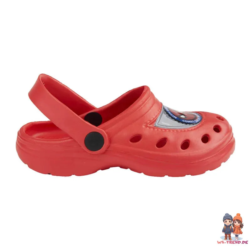 Marvel Spiderman - Kinder Sandalen Clogs Badeschuhe - WS-Trend.de Avengers Latschen Jungen