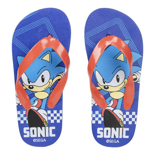 Sonic The Hedgehog Flip Flops Kinder Sandalen Zehentrenner Latschen - WS-Trend.de