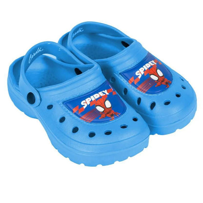 Marvel Spiderman Jungen Clogs Kinder Sandalen Badeschuhe Latschen - WS-Trend.de Gr. 22-29