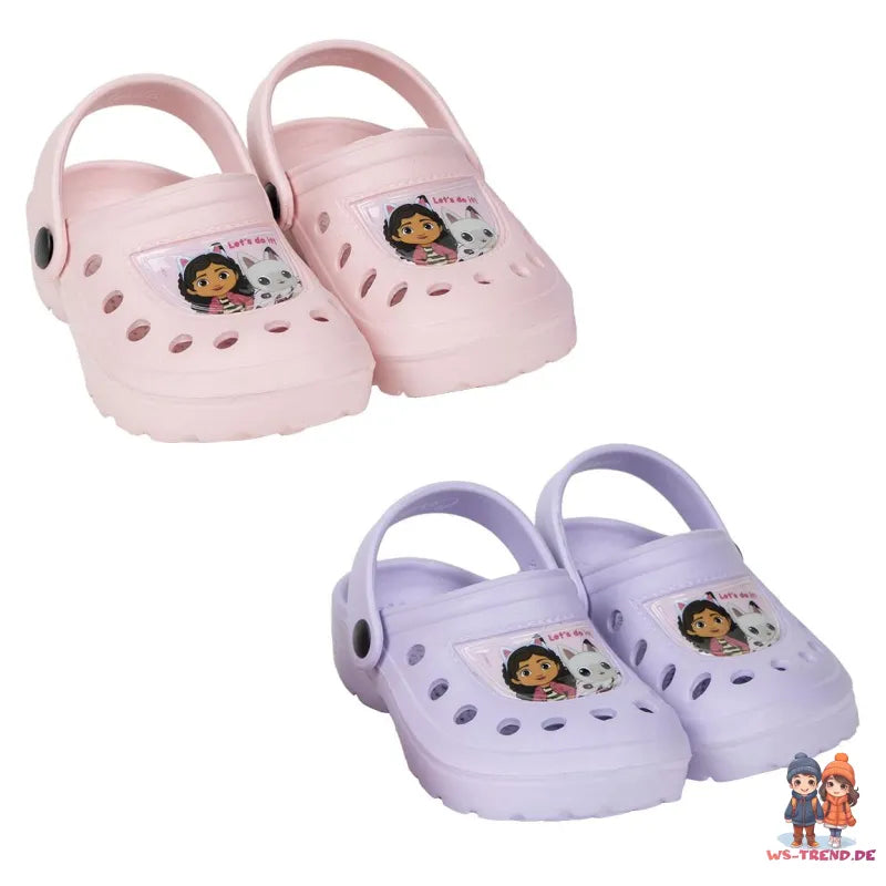 Gabbys Dollhouse Mädchen Kinder Clogs Badeschuhe Latschen 24 bis 31 - WS-Trend.de