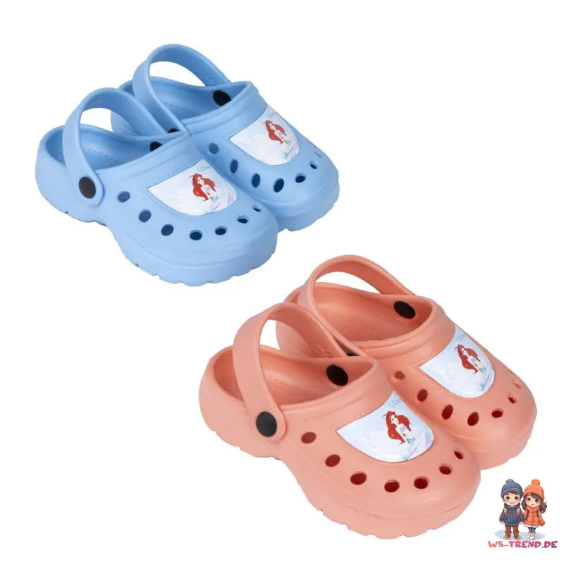 Disney Arielle Meerjungfrau Kinder Mädchen Clogs Badeschuhe Latschen - WS-Trend.de