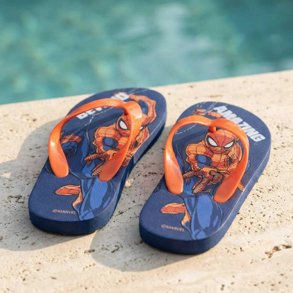 Marvel Spiderman Zehentrenner Flip Flops Sandalen Latschen - WS-Trend.de