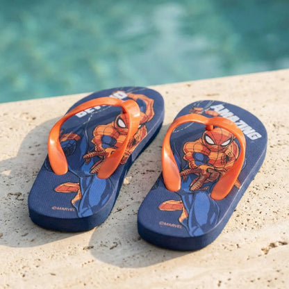 Marvel Spiderman Zehentrenner Flip Flops Sandalen Latschen - WS-Trend.de