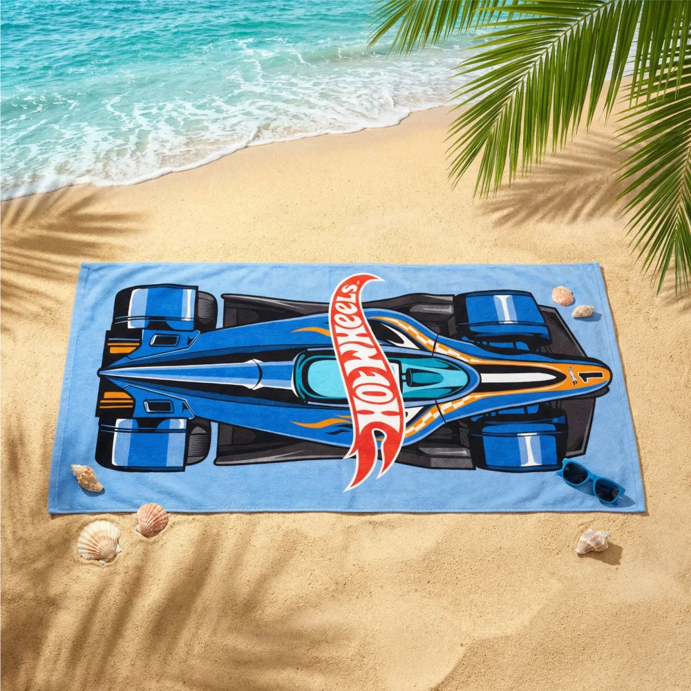 Hot Wheels Kinder Mikrofaser Strandtuch Handtuch Badetuch 70x140 cm - WS-Trend.de