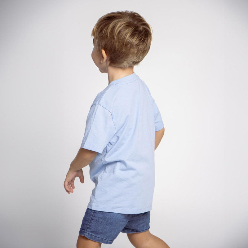 Bluey Kinder Jungen kurzarm T-Shirt Shirt - WS-Trend.de Größe 92 bis 116 Baumwolle Blau